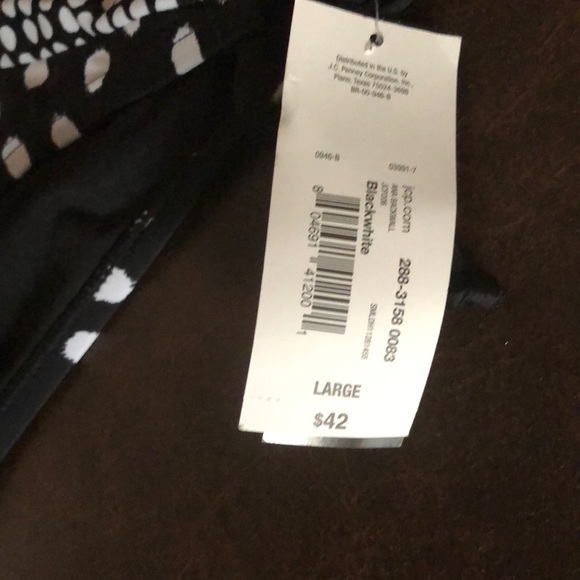 a.n.a® Knit Polka-Dot Keyhole Hipster swim botton - Picture 5 of 5